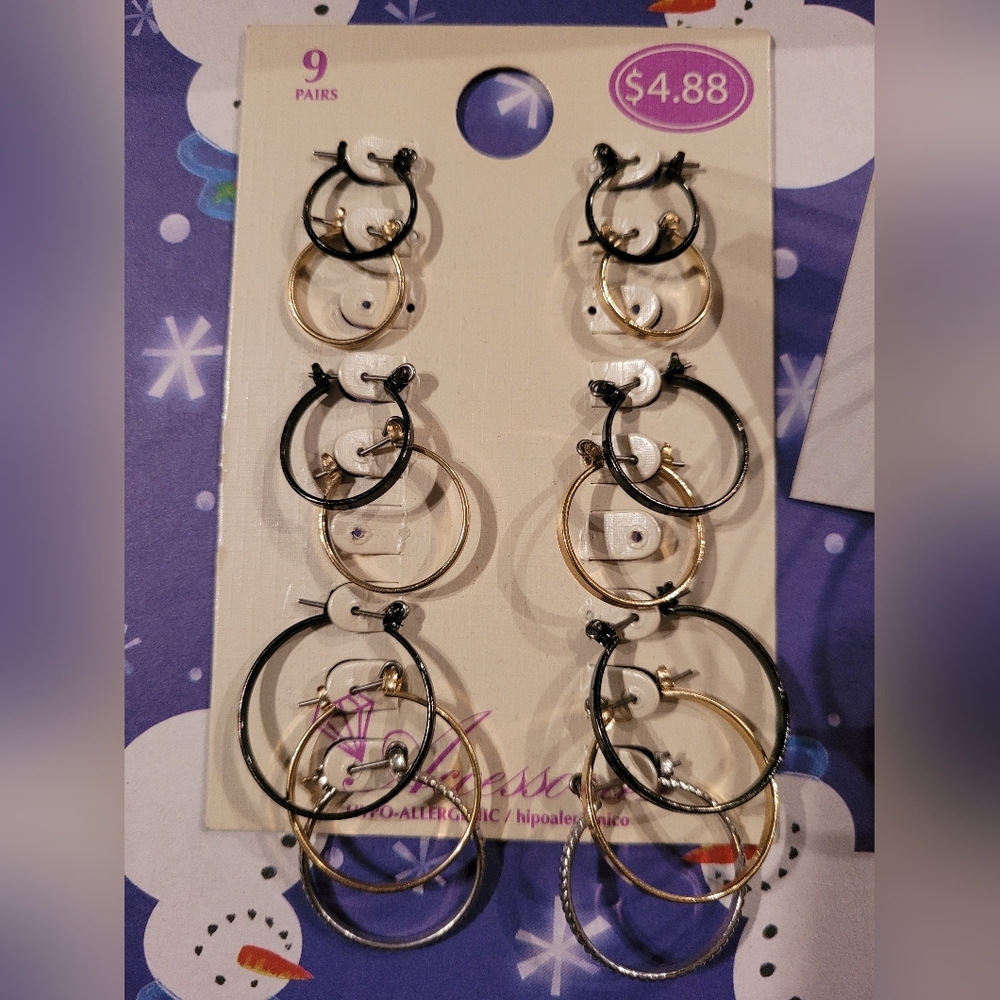Hoop earrings - Picture 3 of 3